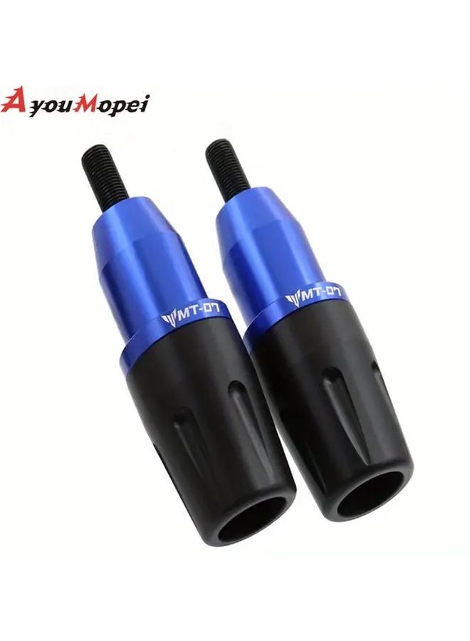 Blue Frame Sliders Engine Crash Protection Guard For Yamaha MT07 2014 2023 - Image 4